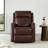 Louisa Genuine Leather Swivel Glider Power Recliner-101370428