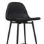 Henrine Upholstered Counter Stool with Metal Frame-1118811361