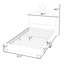 Lit plateforme tapissier Wilda Princess-2098330748