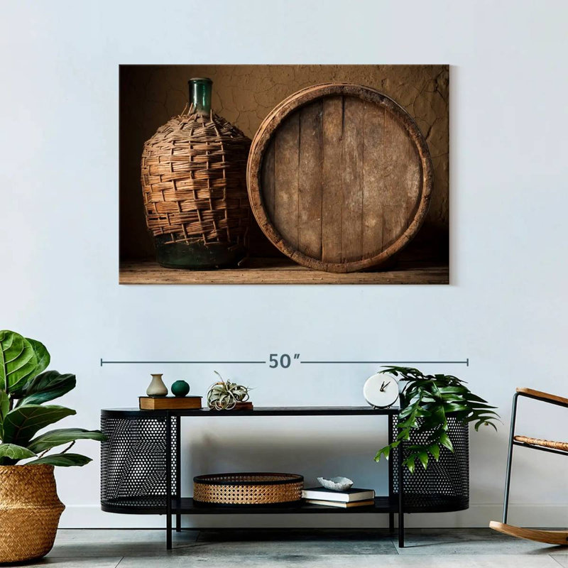 Yarlin Old Wine Barrel, 30" H x 45" W