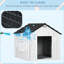 Petite maison pour animaux de compagnie - Eau, porte incluse, pour chiens et chiens gris de taille moyenne