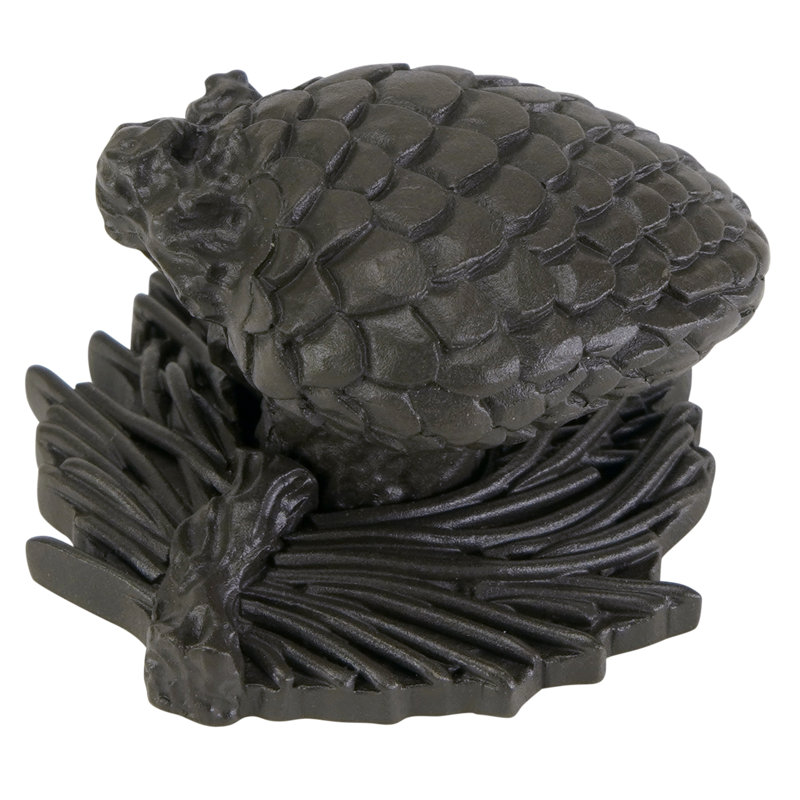 ARTS & CRAFT PINECONE KNOB IN FRENCH BRONZE PLATE