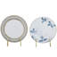 2 Piece Metal Decorative Plates Display Stand