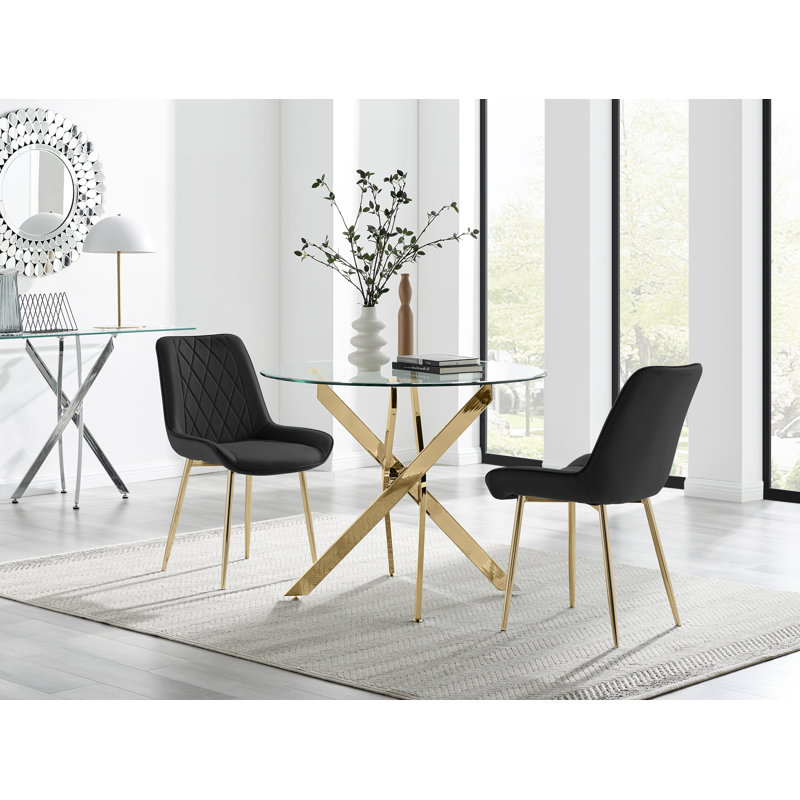 Bernell 2 - Person Dining Set, Black