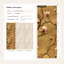 Papier peint floral oiseaux doubles muraux dorés amovibles
