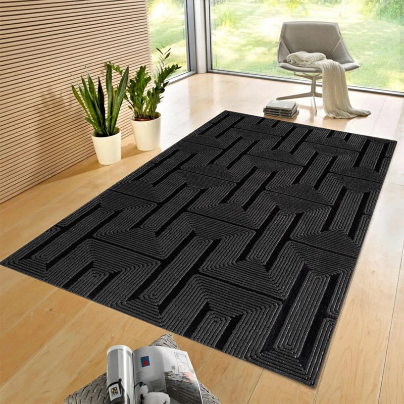 Geometric Indoor / Outdoor Area Rug, Rectangle 120 x 170 cm