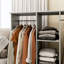 HOMCOM Double Open Wardrobe w/ Clothes Hanging-1144228738