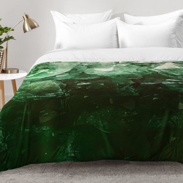 Leah Flores Modern & Contemporary Polyester Abstract Comforter, King Comforter + 2 King Shams