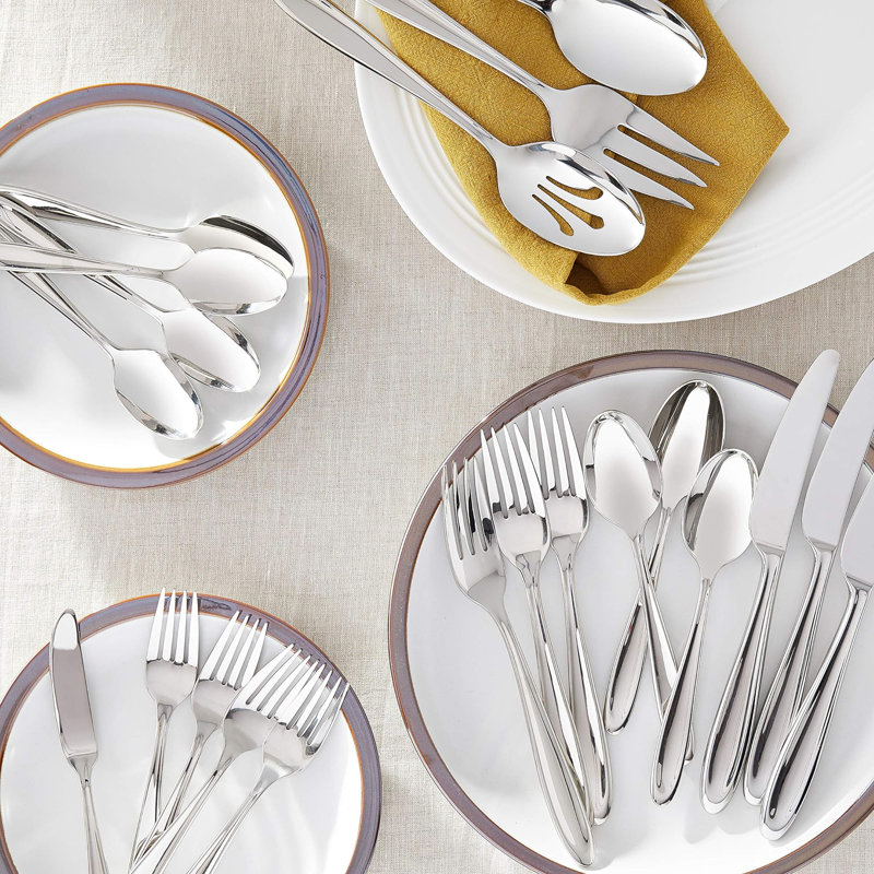 65 Piece 18/10 Stainless Steel Flatware Set