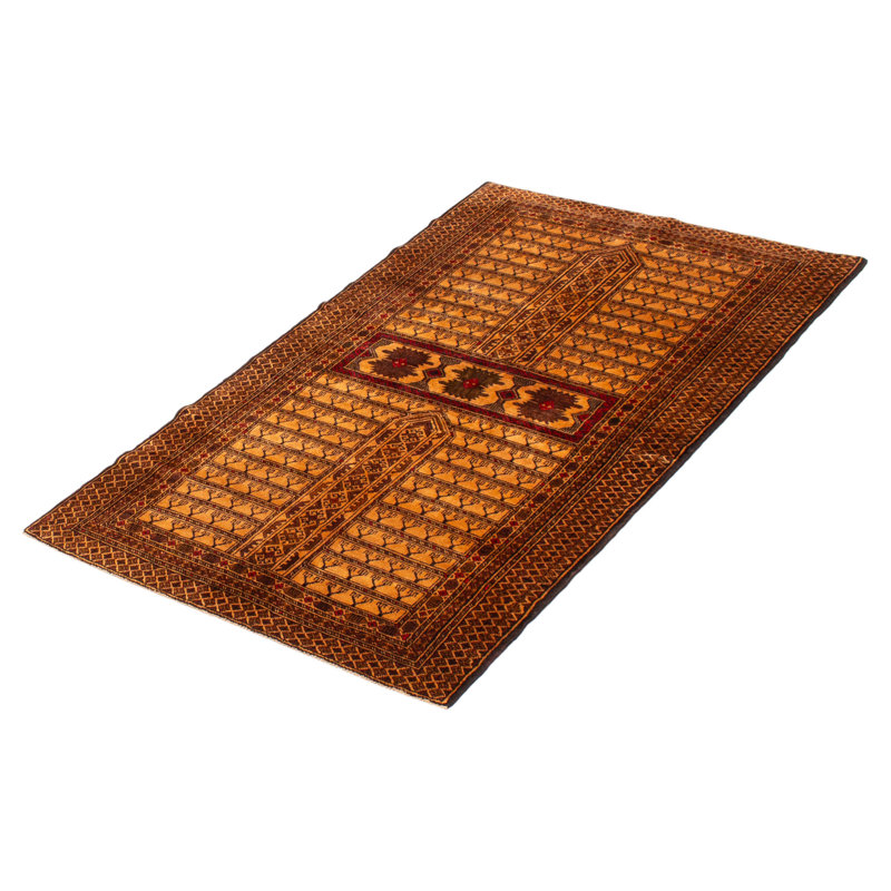 Teimani Brown Rug 3'8" x 6'4"