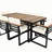 7 Pieces Outdoor Dining Set Patio Dining Table and Chair Set with and Removable Cushions for Patio, Backyard, Garden, Beige-1243418129