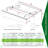 Door Window Awning Canopy Made Of  0.137 Inch Thick Crystal Solid Polycarbonate Sheet And Aluminum Alloy With Valance In Size Of 59" Wide X 34" Deep For Wooden Wall House-111084729