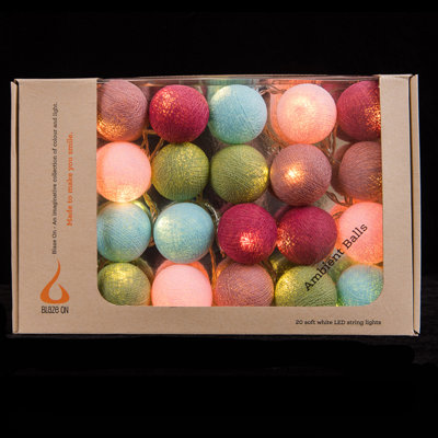 Misti LED Cotton Ball String Light