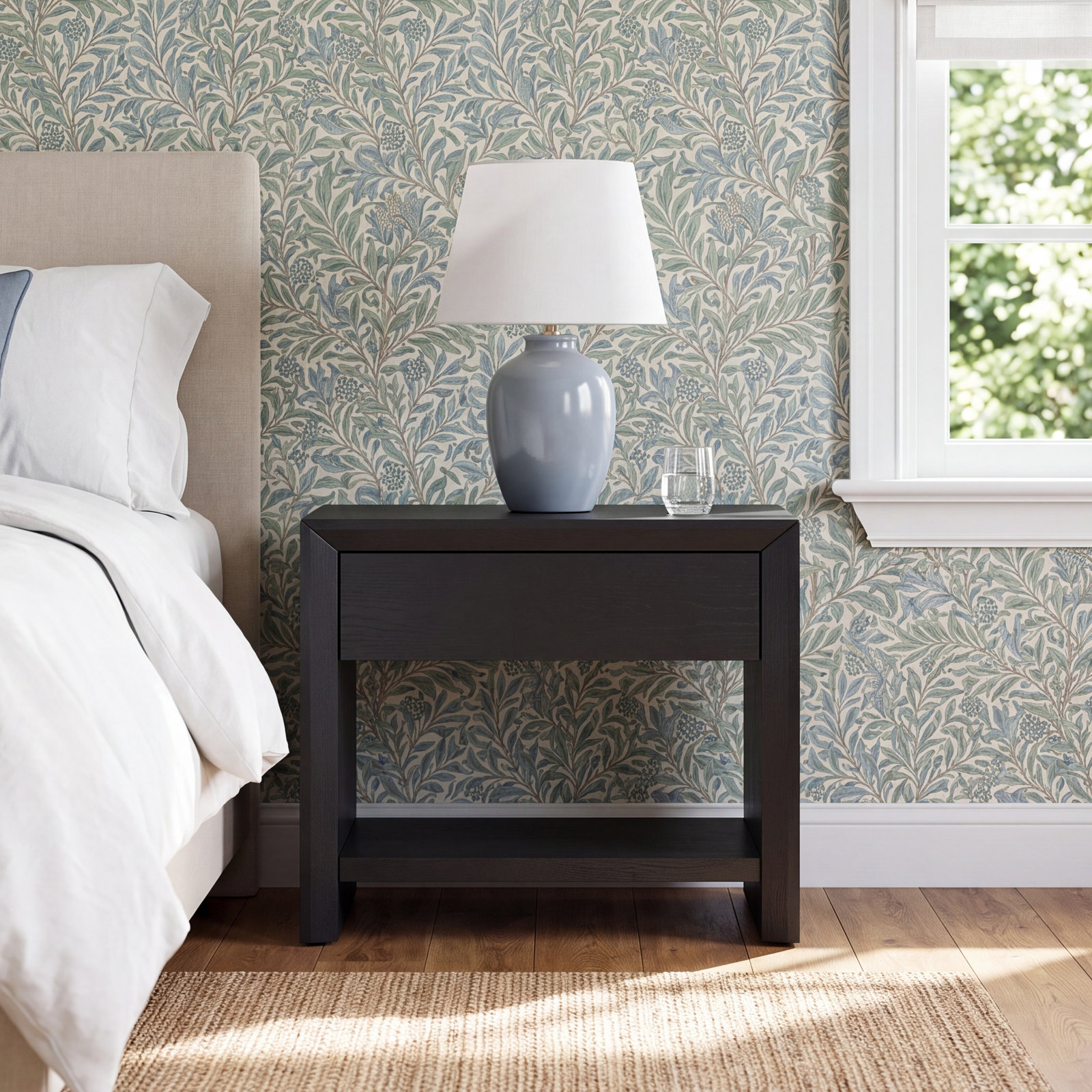 Wyat Nightstand, Black