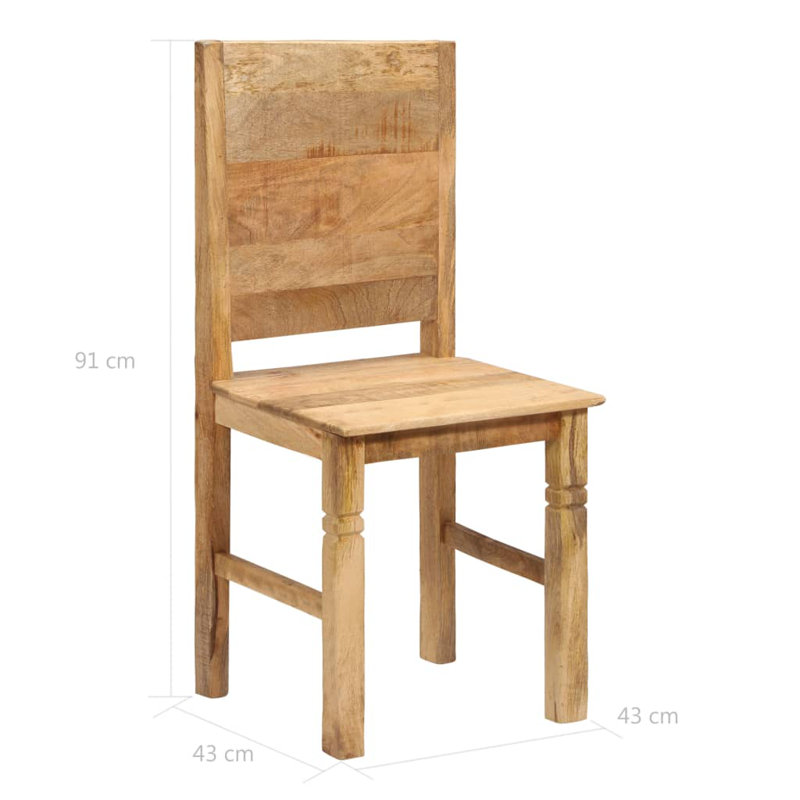Fullmer 44cm H Side Chair in Brown, 6