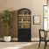 Sitarski Modern Arched Bookcase with Statement Cabinet