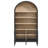 Nolan 74" Tall Arched Storage Display Cabinet Bookshelf-107335478