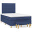 Lit sommier tapissier Vidaxl Bleu, blanc-1095059069