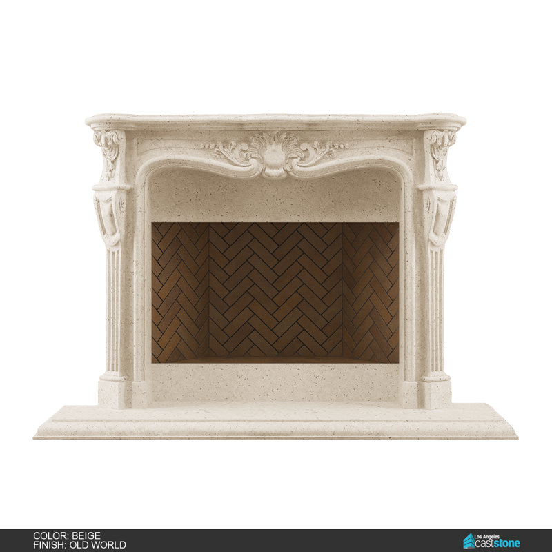 Cadre de foyer Ani, Beige Ancien Monde