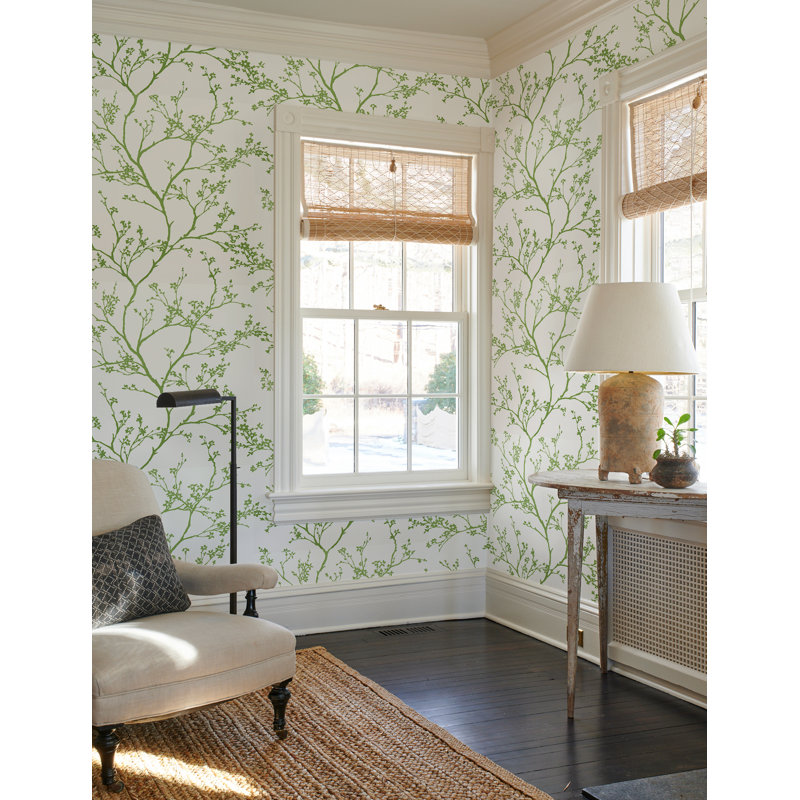Twiggy Wallpaper, Green