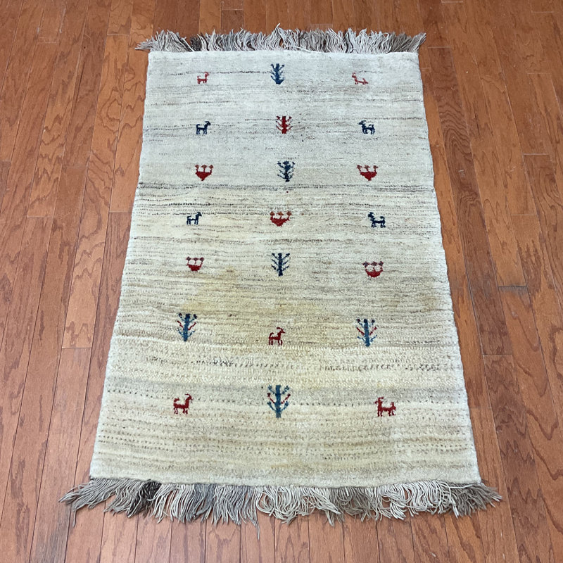  Handmade Gabbeh Wool Rug