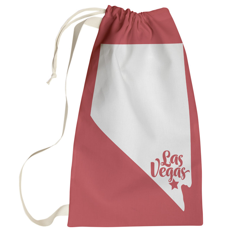 Sac à linge las vegas nevada, Grand (H 36 po x l 28 po), Rouge