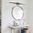 2-Light 36''W Dimmable LED Black Wrought Iron 3000K/4000K/5000K 3CCT Adjustable Vanity Light-303874669-333892519