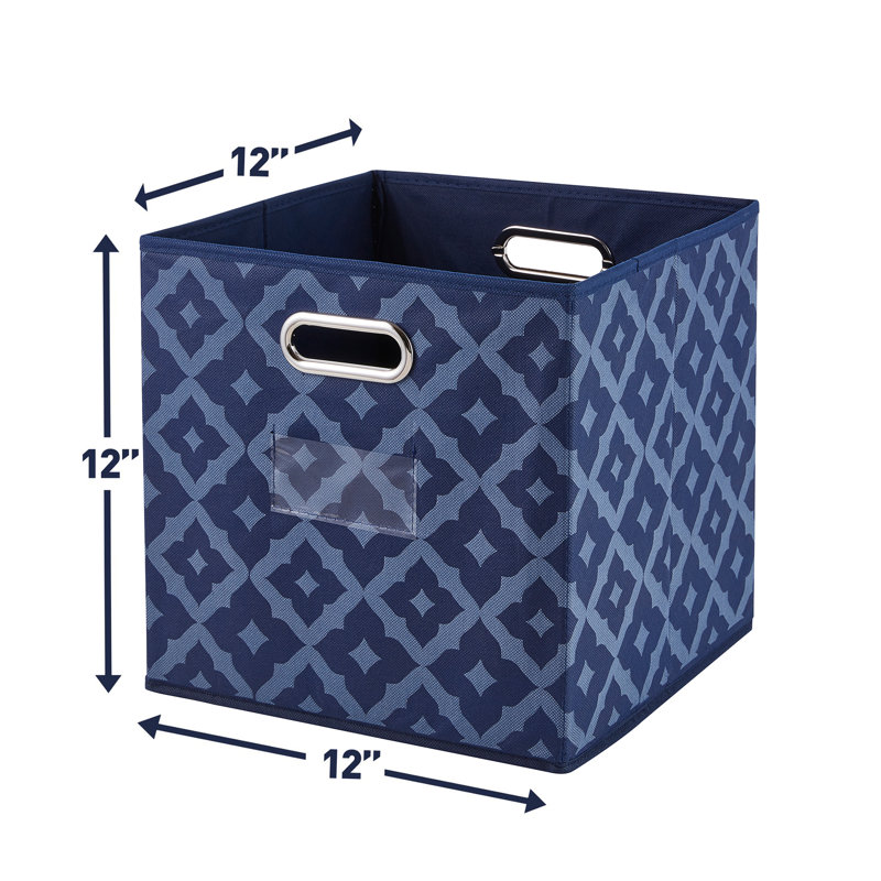 Bac en carton, Bleu marine