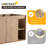 30" Wall Mounted Bathroom Vanity Base With 2 Doors And 1 Shelf