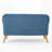 Modern Fabric Loveseat