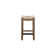 Aston 6 Piece Dining Set With 42"W Dining Table Four 15"W Square Stools And 1 Buffet Console Table