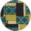 Tapis intérieur / extérieur bleu / vert / beige Piedmt-1673947668