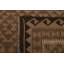 Tapis géométrique tissé à la main kilim 5 x 8