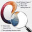 Colorful Rainbow Wave I - Grand miroir mural traditionnel irrégulier à formes 3D arc-en-ciel-107229018