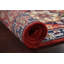 Tapis de couloir rouge Heriz Serapi