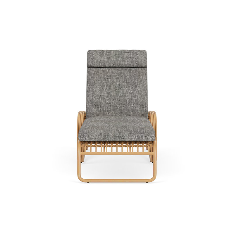 Riviera Outdoor Chaise Lounge, Black Sand