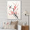 «Asian Art Sumi Bird Serenity IX», reproduction sur toile