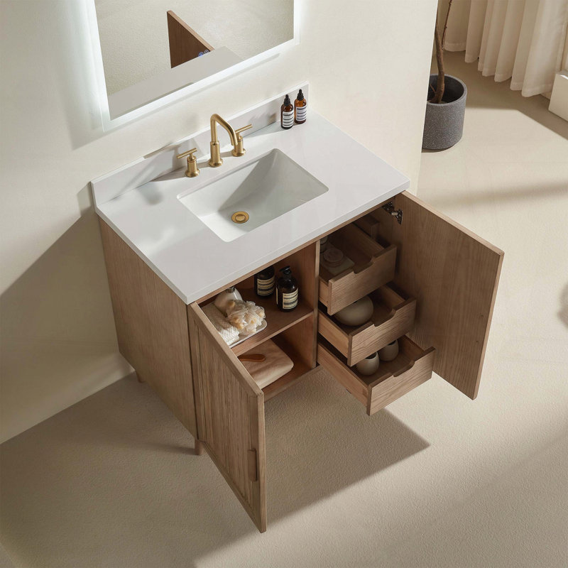 Meuble-lavabo autoportant de 36 pouces avec lavabo, 36"W
