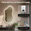 Miroir de salle de bain à DEL avec 3 couleurs de température et lumière à intensité variable-1738421746-1738421745