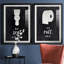 «Best Seat», ensemble de 2 reproductions d'art textuel-2127452417-2127452634-2058834137