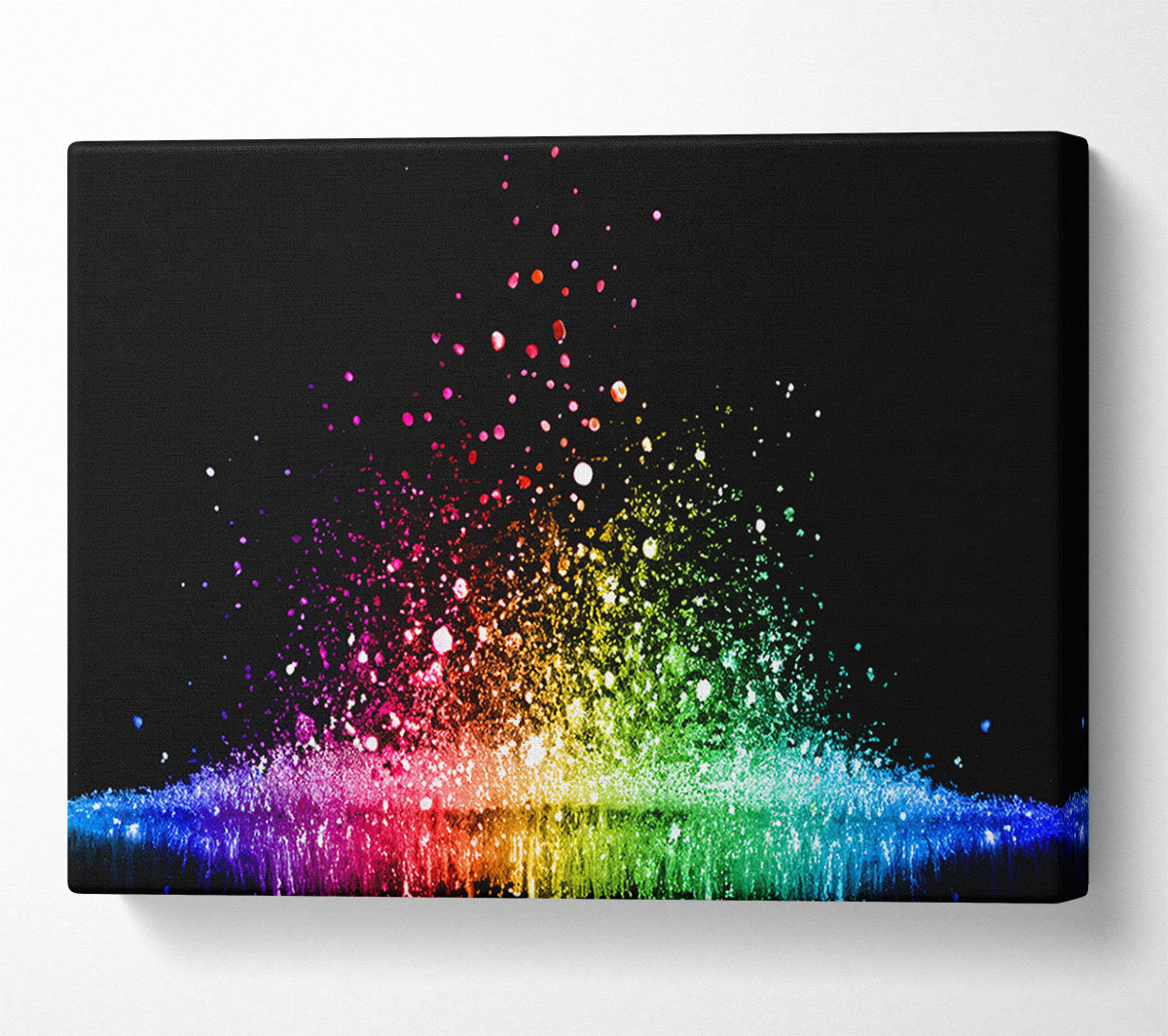 Latitude Run Bouncing Colour Splash Canvas Watercolour | Wayfair.co.uk