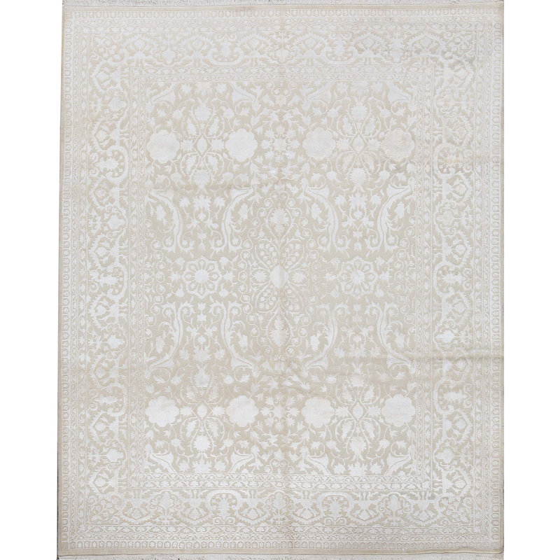 Oriental Area Rug in Beige