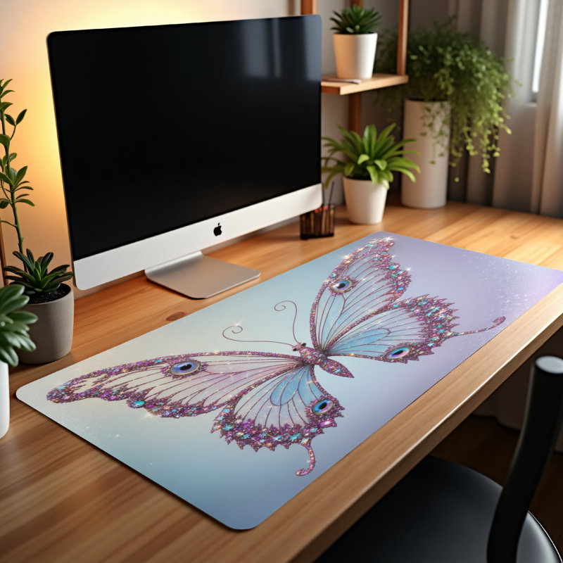 Polyester Desk Pad, 31.5x15.5
