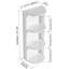 Support de salle de bain mural pour salle de bain, conception à fixation flottante (emballage KD)-1526073366