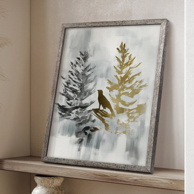 Reproduction encadrée - bois massif XMA3005421, H 15 po x l 12 po