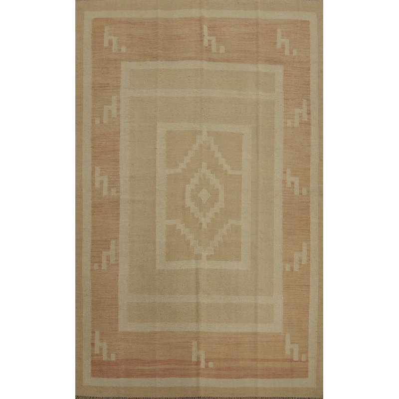 Tapis tissé à la main nomade Kilim 5 x 7