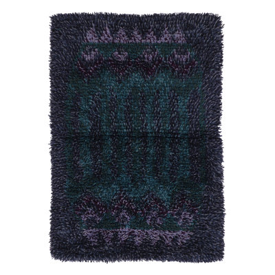 Vintage One-of-a-Kind 3'6X5'3 Hand Knotted Area Rug