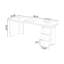 Bureau double caisson noir en bois manufacturé avec 3 tiroirs-1073553329