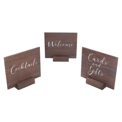 Wood Backdrops & Signs