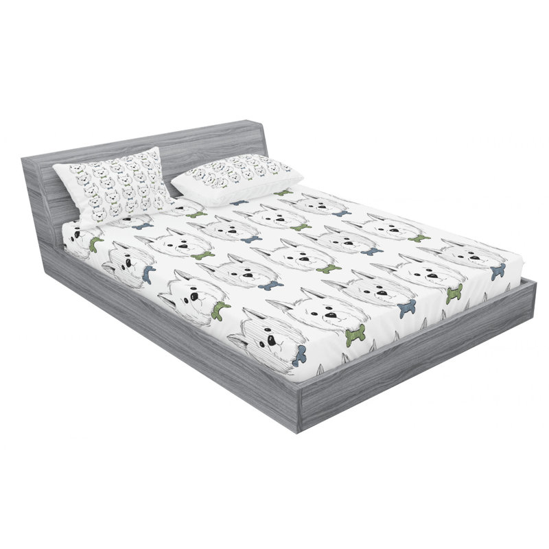 Microfiber Sheet Set, Full Sheet Set with Fitted Sheet